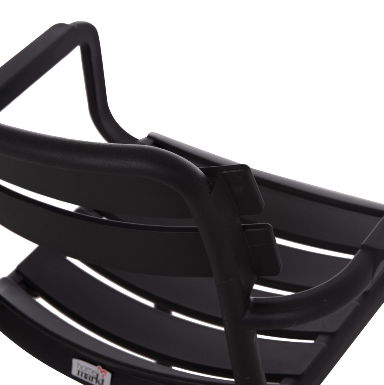 POLYPROPYLENE ARMCHAIR PHILLY HM6123.02 BLACK 58.5x49x83.5Hcm. [10]
