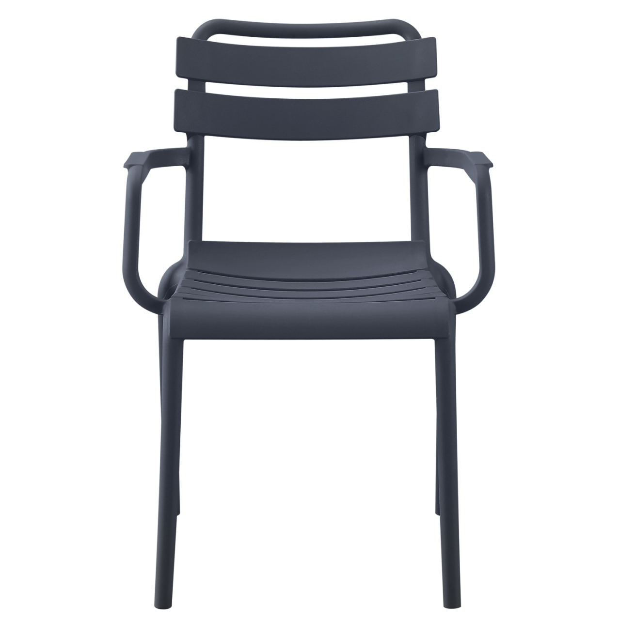 POLYPROPYLENE ARMCHAIR PHILLY HM6123.03 GREY 58.5x49x83.5Hcm. [3]