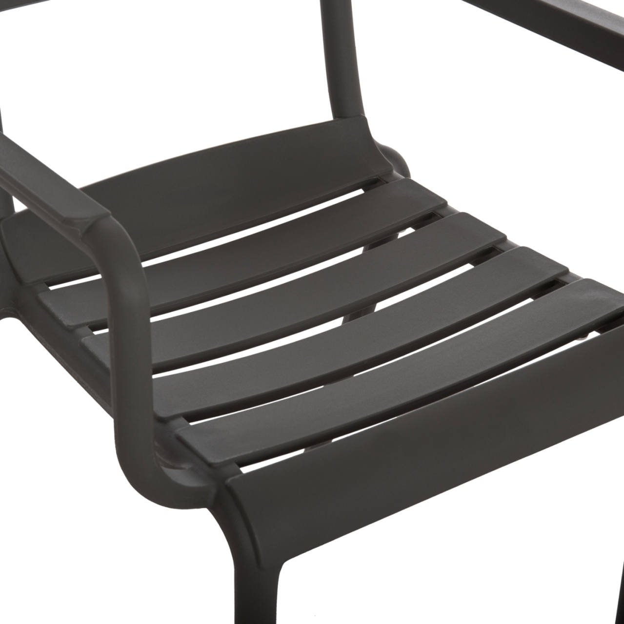 POLYPROPYLENE ARMCHAIR PHILLY HM6123.04 OLIVE GREEN 58.5x49x83.5Hcm. [9]