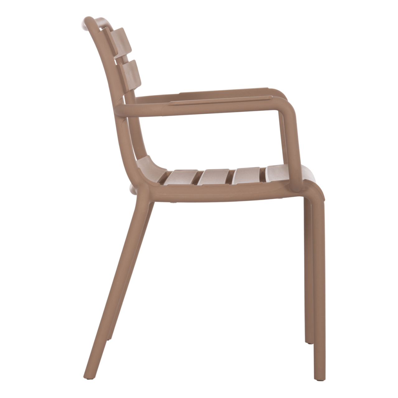 POLYPROPYLENE ARMCHAIR PHILLY HM6123.06 BEIGE 58.5x49x83.5Hcm. [4]