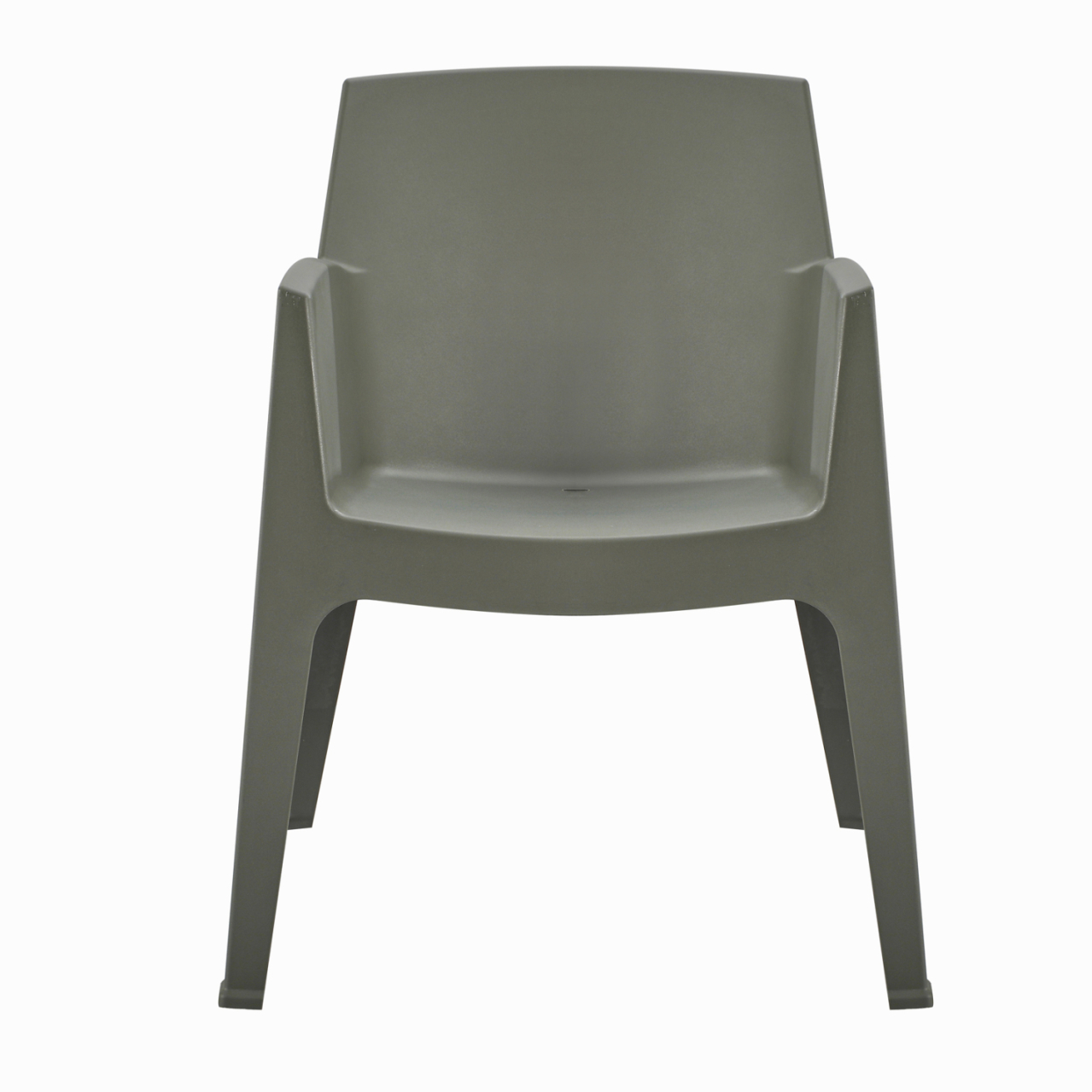POLYPROPYLENE ARMCHAIR SLEEK HM6370.05 DARK OLIVE GREEN 68x63x82.5Hcm. [3]