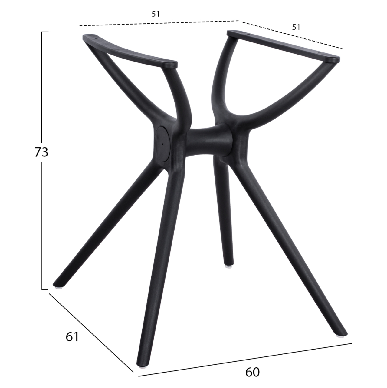 Polypropylene Base Black HM462.01 for Surface 80x80 [2]