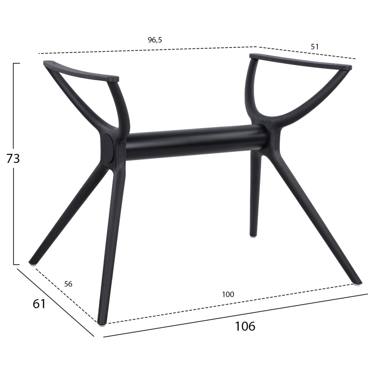 Polypropylene Base Black HM463.01 for Surface 120x80 [2]
