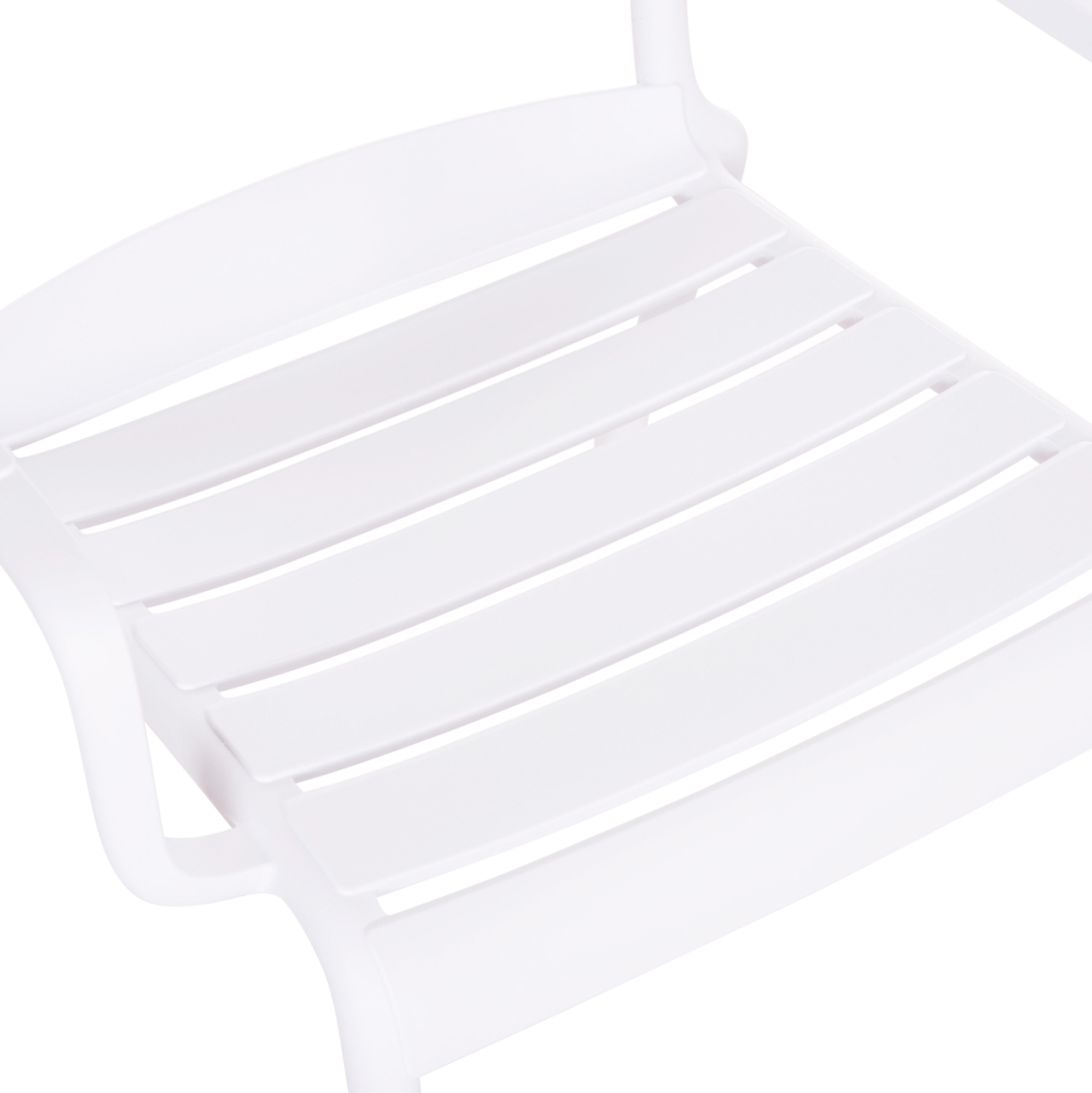 POLYPROPYLENE LOUNGE ARMCHAIR KORVER HM6333.01 WHITE 63.5x65x76Hcm. [8]