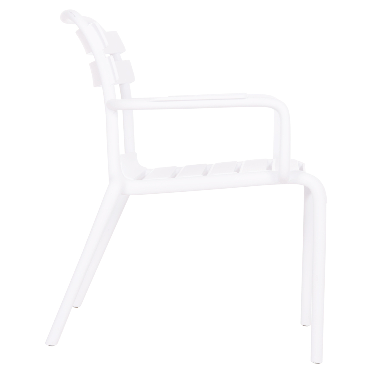 POLYPROPYLENE LOUNGE ARMCHAIR KORVER HM6333.01 WHITE 63.5x65x76Hcm. [4]