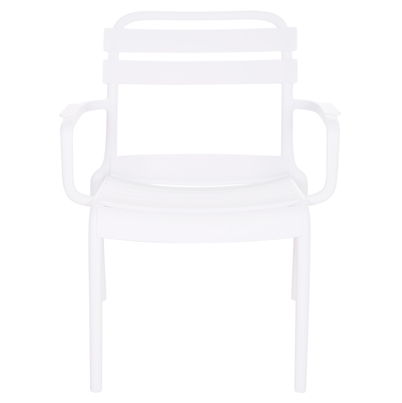 POLYPROPYLENE LOUNGE ARMCHAIR KORVER HM6333.01 WHITE 63.5x65x76Hcm. [3]