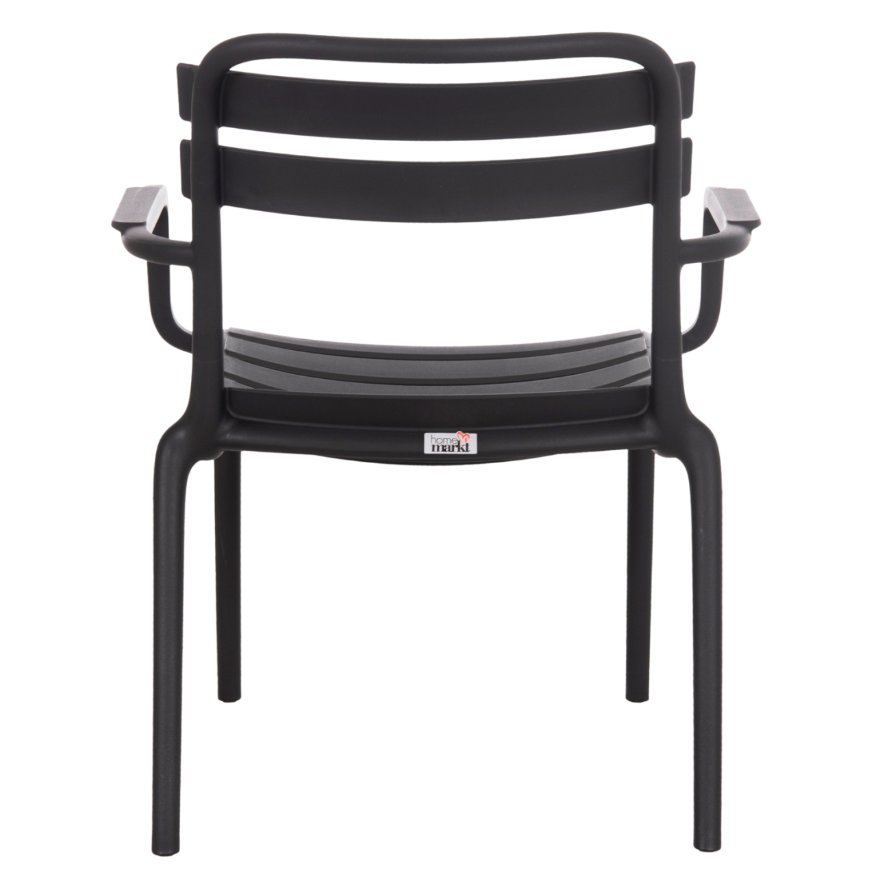 POLYPROPYLENE LOUNGE ARMCHAIR KORVER HM6333.02 BLACK 63.5x65x76Hcm. [6]