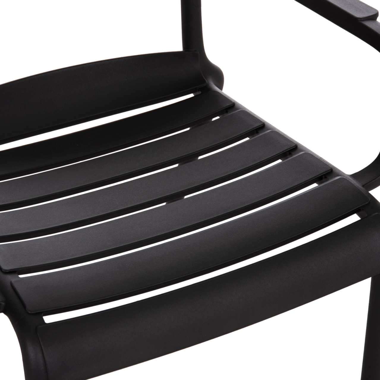 POLYPROPYLENE LOUNGE ARMCHAIR KORVER HM6333.02 BLACK 63.5x65x76Hcm. [8]
