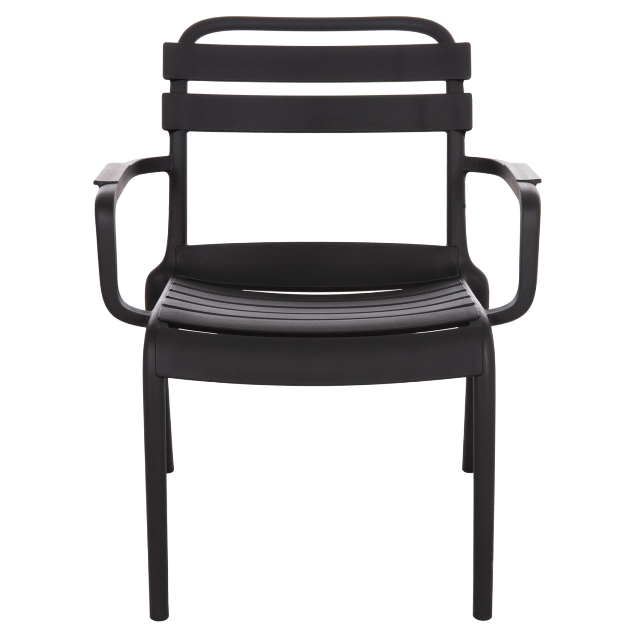 POLYPROPYLENE LOUNGE ARMCHAIR KORVER HM6333.02 BLACK 63.5x65x76Hcm. [3]