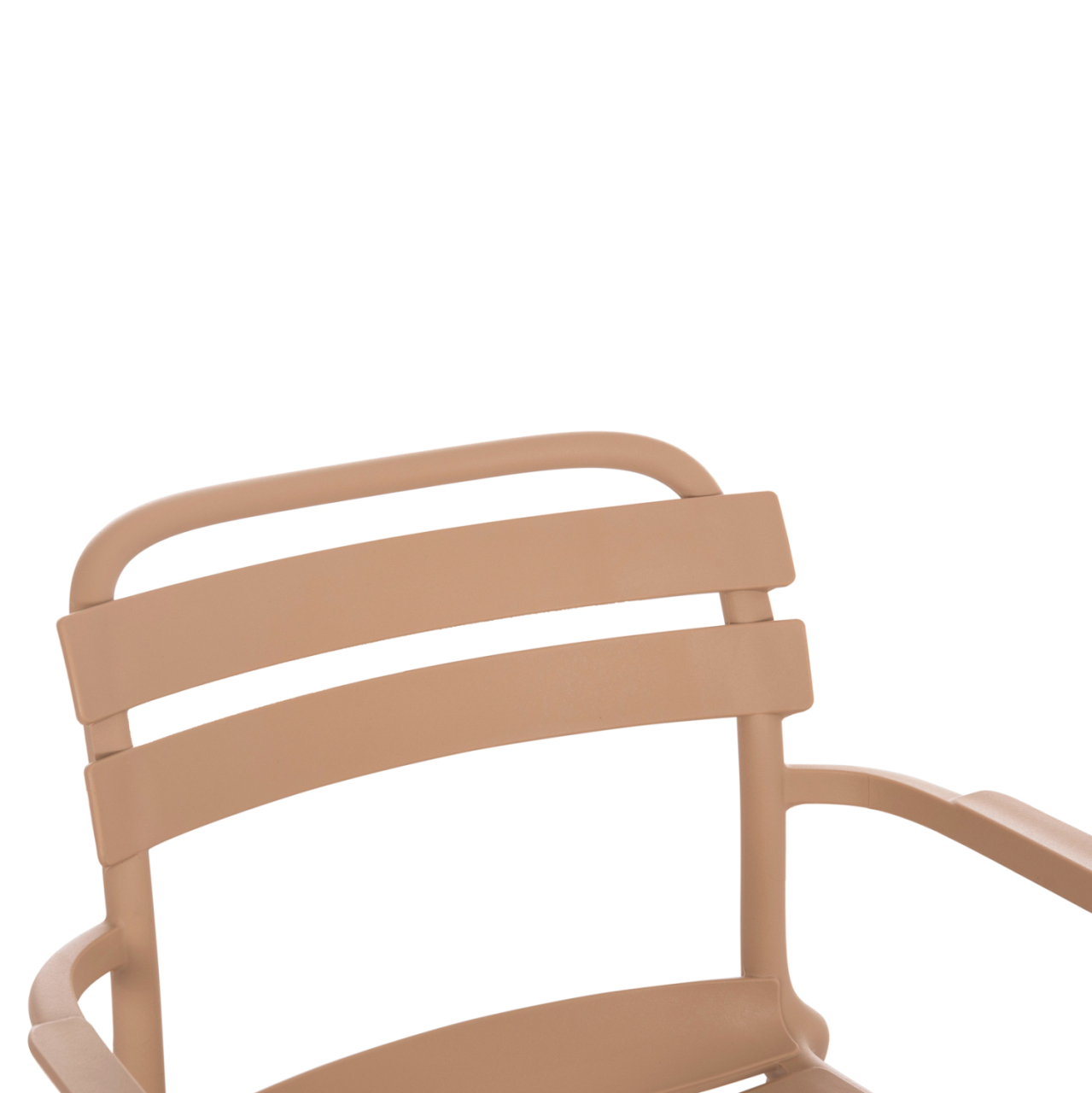 POLYPROPYLENE LOUNGE ARMCHAIR KORVER HM6333.04 CAPPUCCINO 63.5x65x76Hcm. [7]