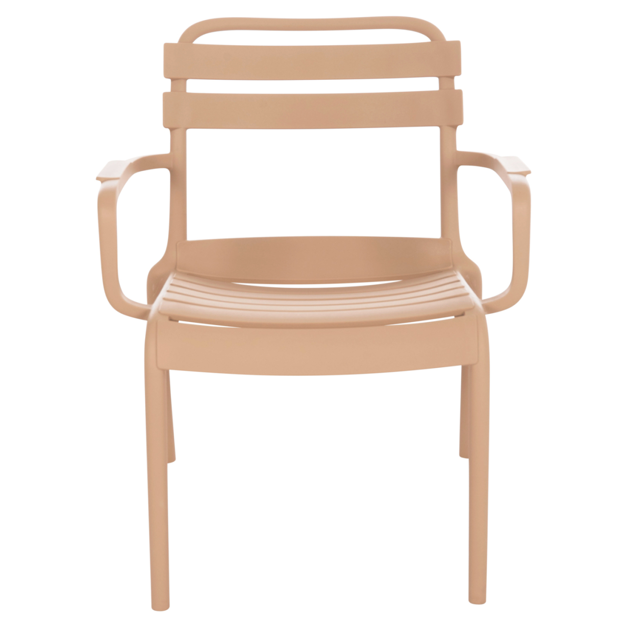 POLYPROPYLENE LOUNGE ARMCHAIR KORVER HM6333.04 CAPPUCCINO 63.5x65x76Hcm. [3]