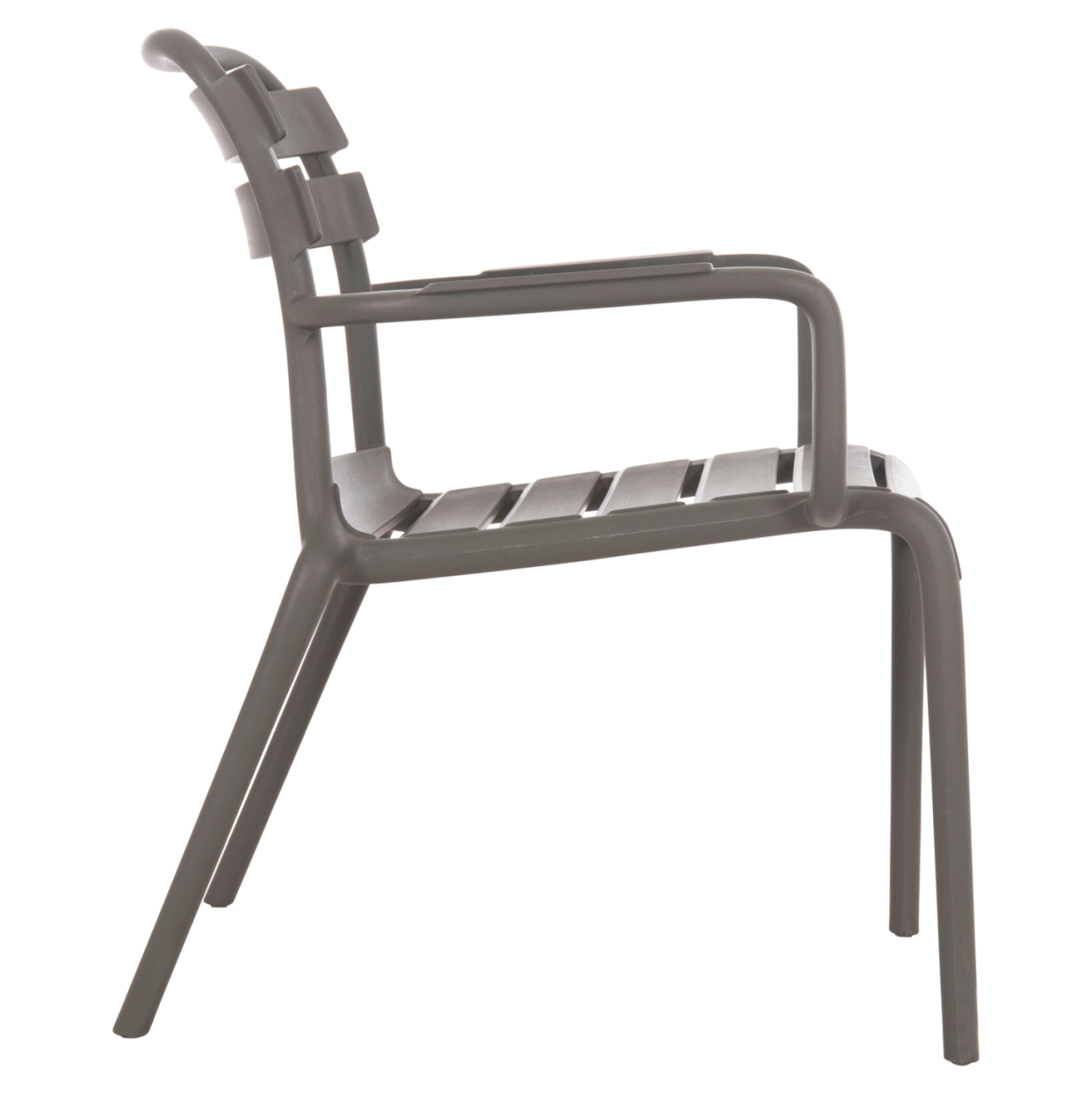 POLYPROPYLENE LOUNGE ARMCHAIR KORVER HM6333.05 DARK OLIVE GREEN 63.5x65x76Hcm. [4]