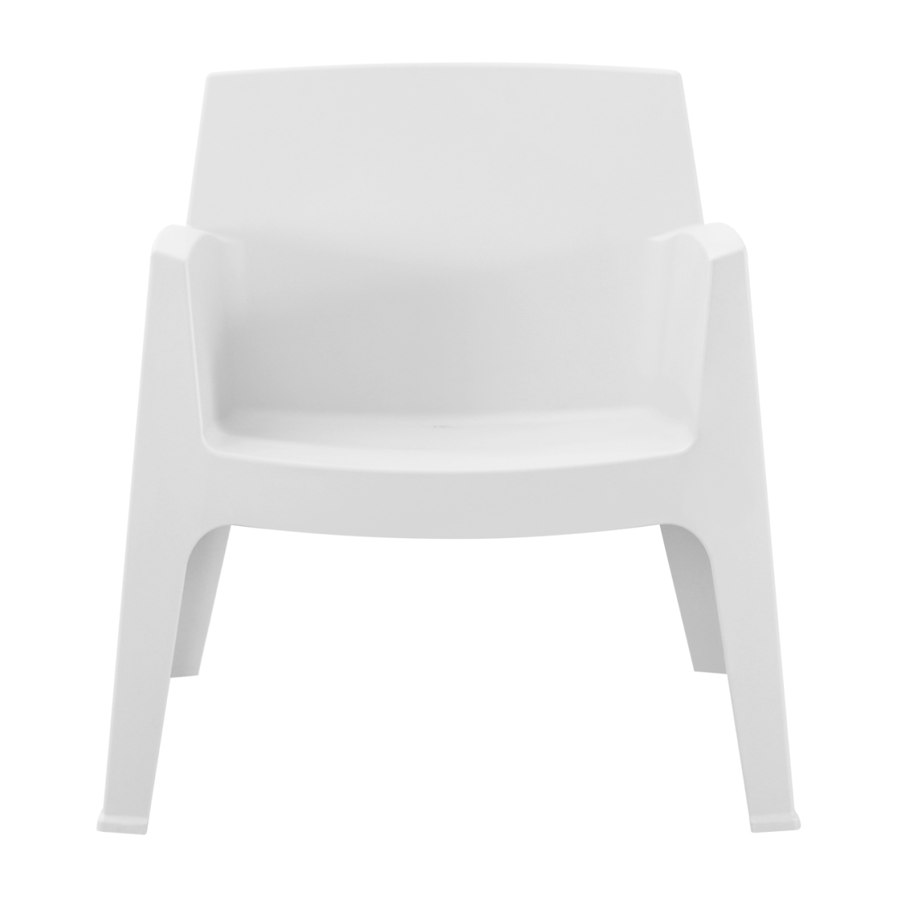 POLYPROPYLENE LOUNGE ARMCHAIR SLEEK HM6365.01 WHITE 62x68x73Hcm. [3]