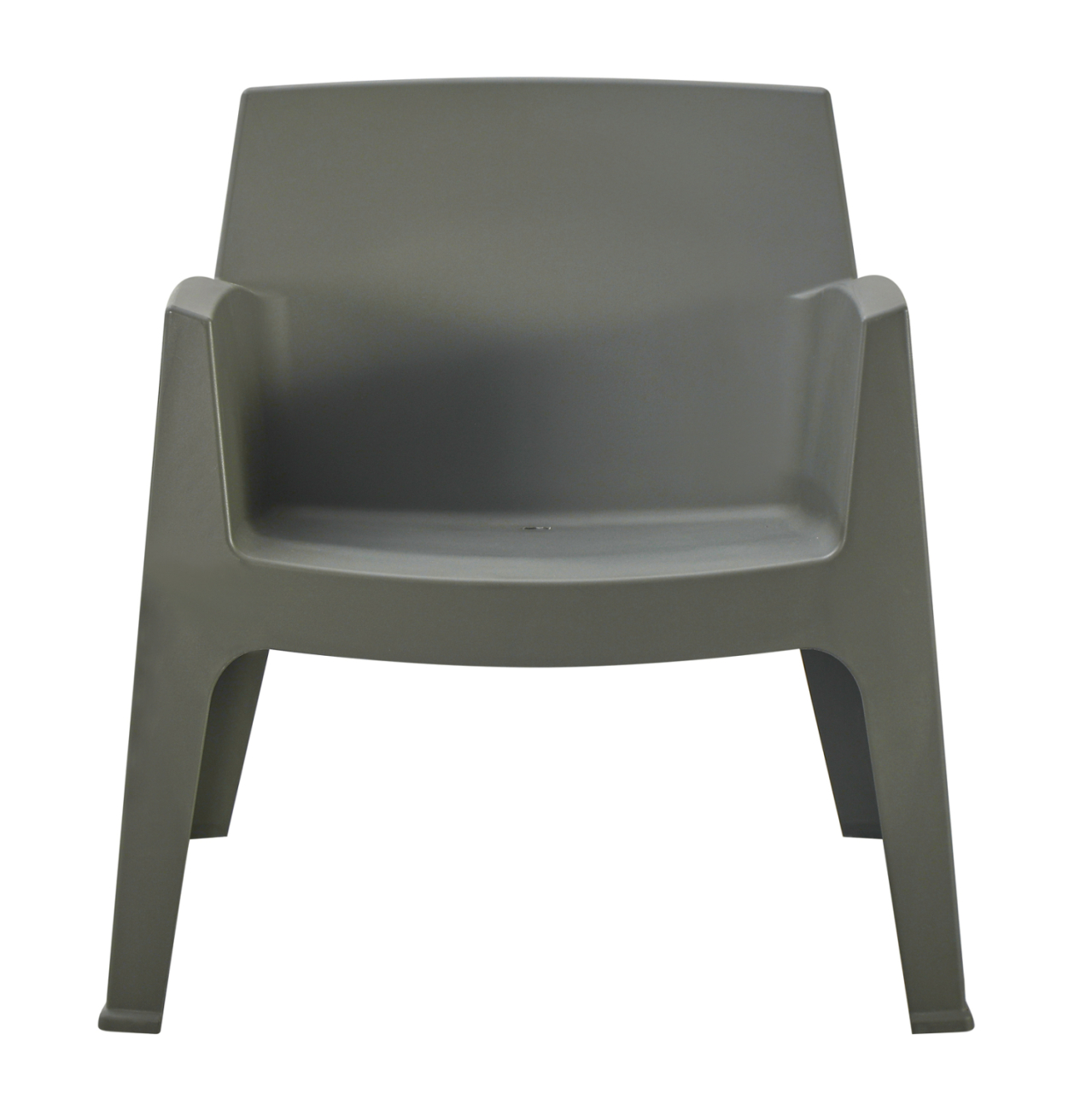 POLYPROPYLENE LOUNGE ARMCHAIR SLEEK HM6365.05 DARK OLIVE GREEN 62x68x73Hcm. [3]