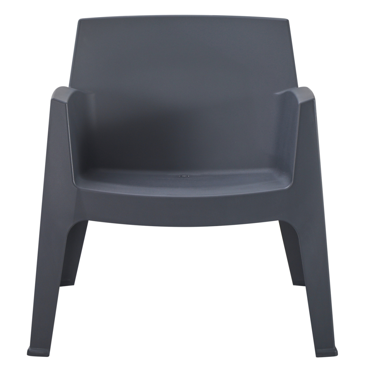 POLYPROPYLENE LOUNGE ARMCHAIR SLEEK HM6365.10 GREY 62x68x73Hcm. [3]