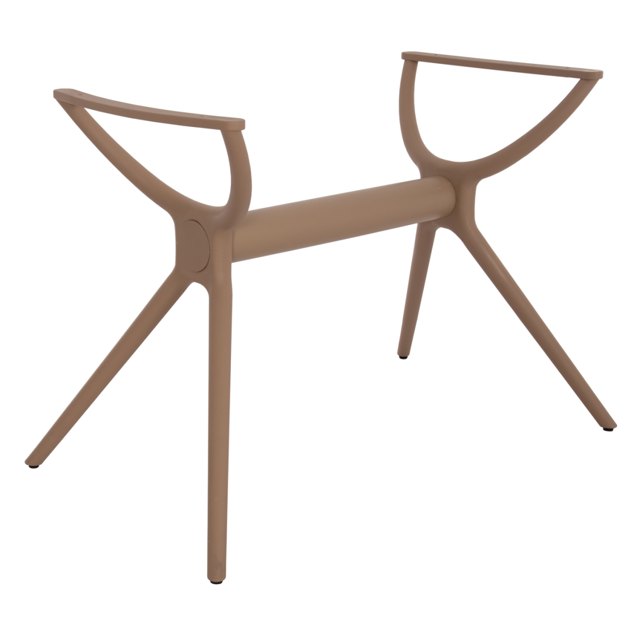 POLYPROPYLENE-METAL TABLE BASE CAPPUCCINO HM463.04 FOR TABLETOP 120X80cm. [4]