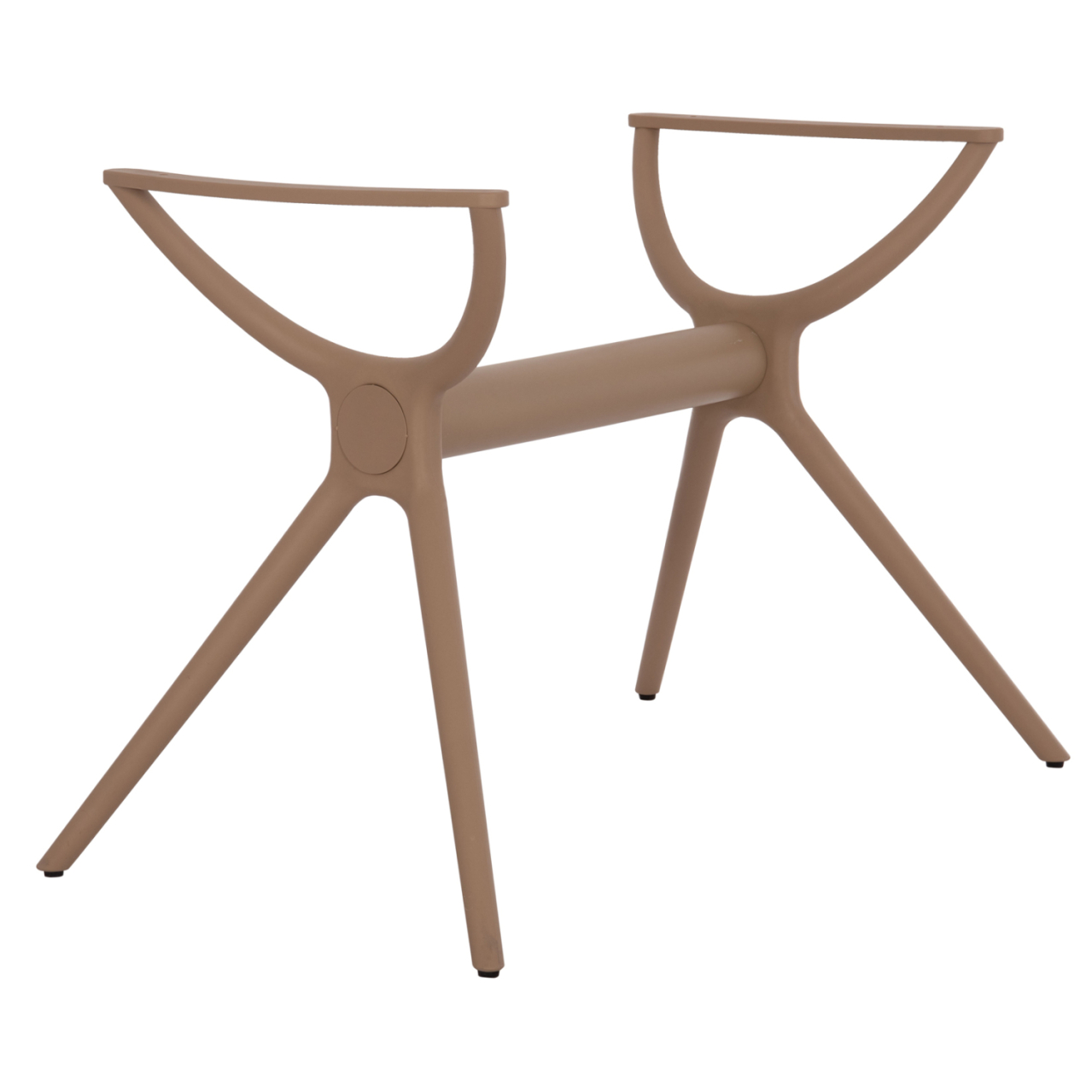POLYPROPYLENE-METAL TABLE BASE CAPPUCCINO HM463.04 FOR TABLETOP 120X80cm. [6]