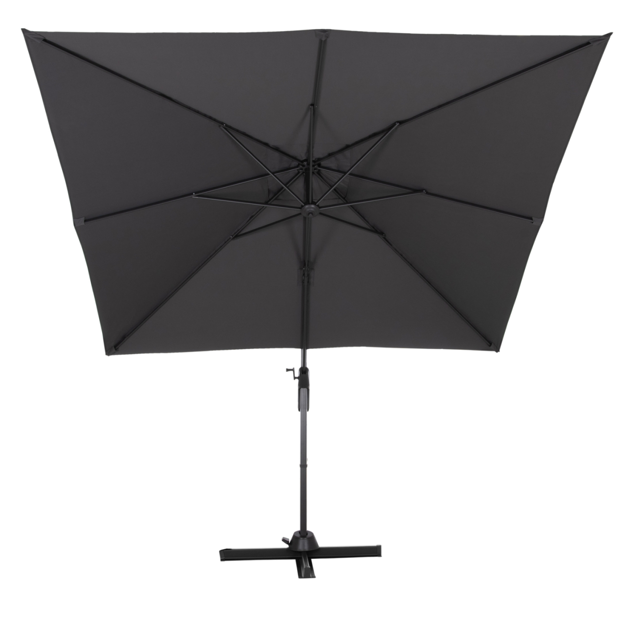 POOLSIDE UMBRELLA JAVANTE HM6623.01 GREY ALUMINUM and SHADE 2.7x2.7x2.7Hcm. [3]