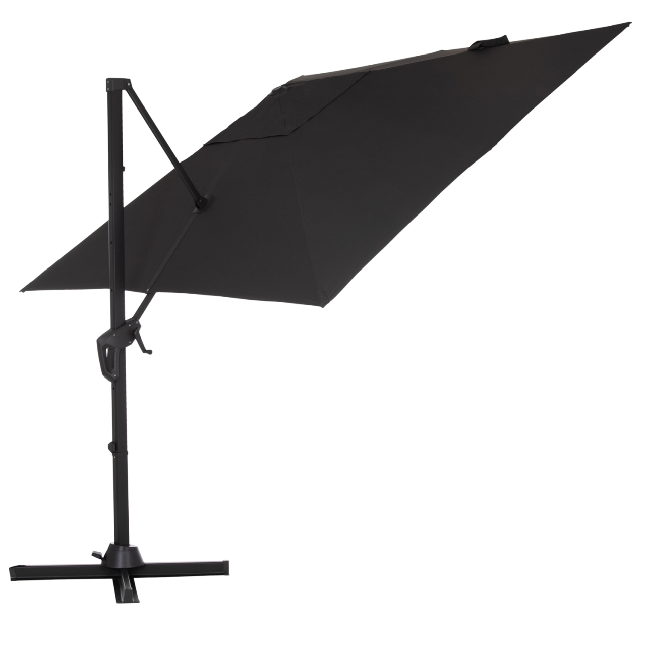 POOLSIDE UMBRELLA JAVANTE HM6623.01 GREY ALUMINUM and SHADE 2.7x2.7x2.7Hcm. [5]