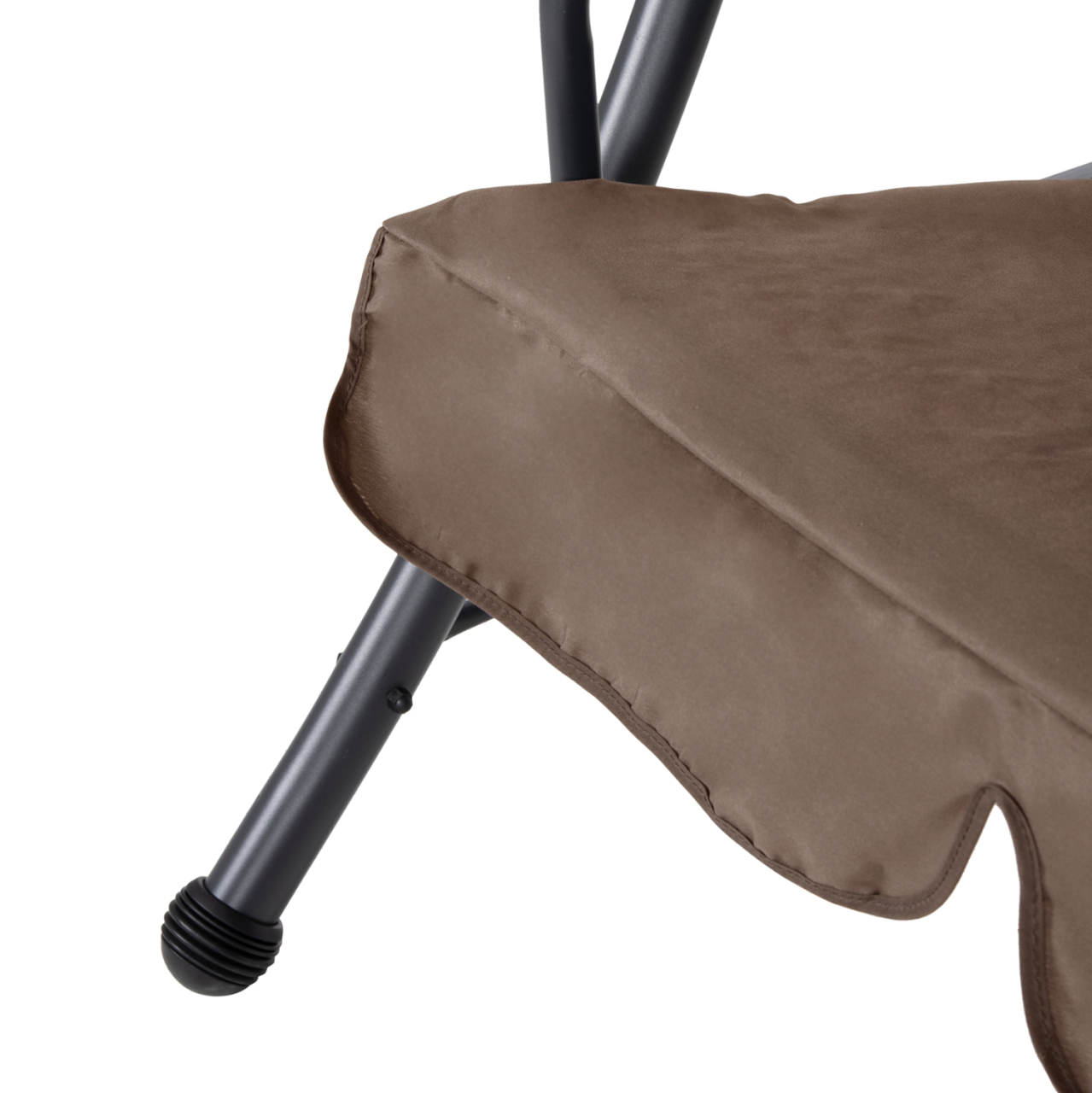PORCH SWINGER-BED 3-SEATER LIKID HM5980.02 METAL FRAME IN GREY-FABRIC IN LIGHT BROWN 194x119x210Hcm. [10]