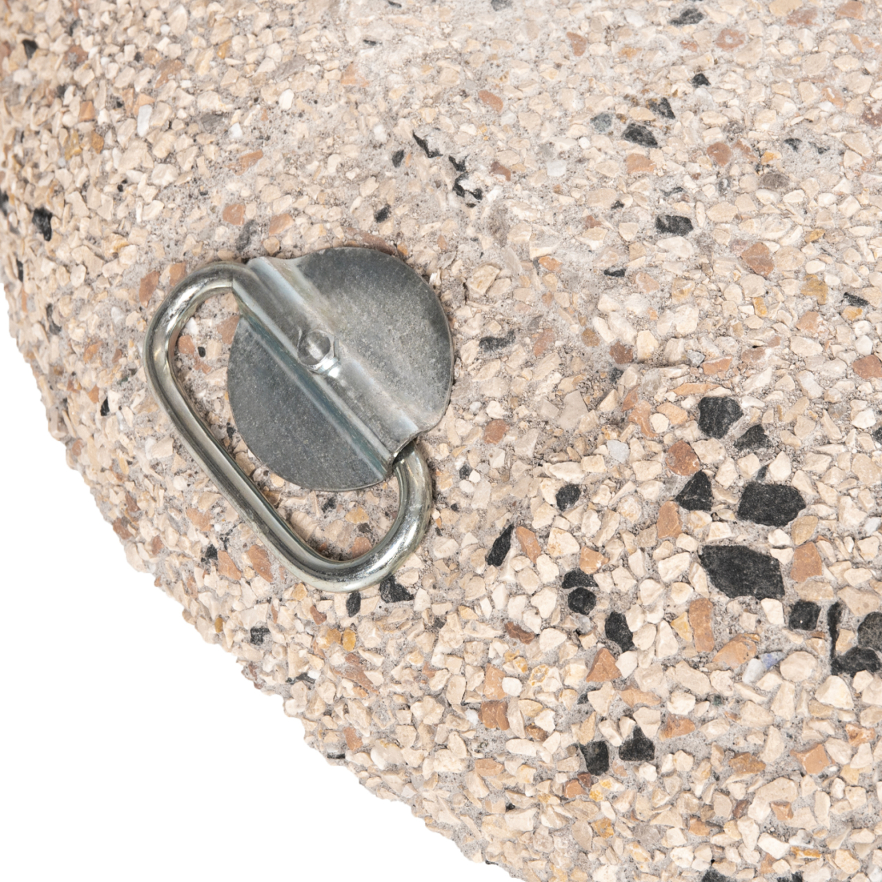 PREMIUM UMBRELLA BASE HM5476.70P CONCRETE MOSAIC 70KG WITH HANDLES AND GALVANISED TUBE Φ62mm [4]