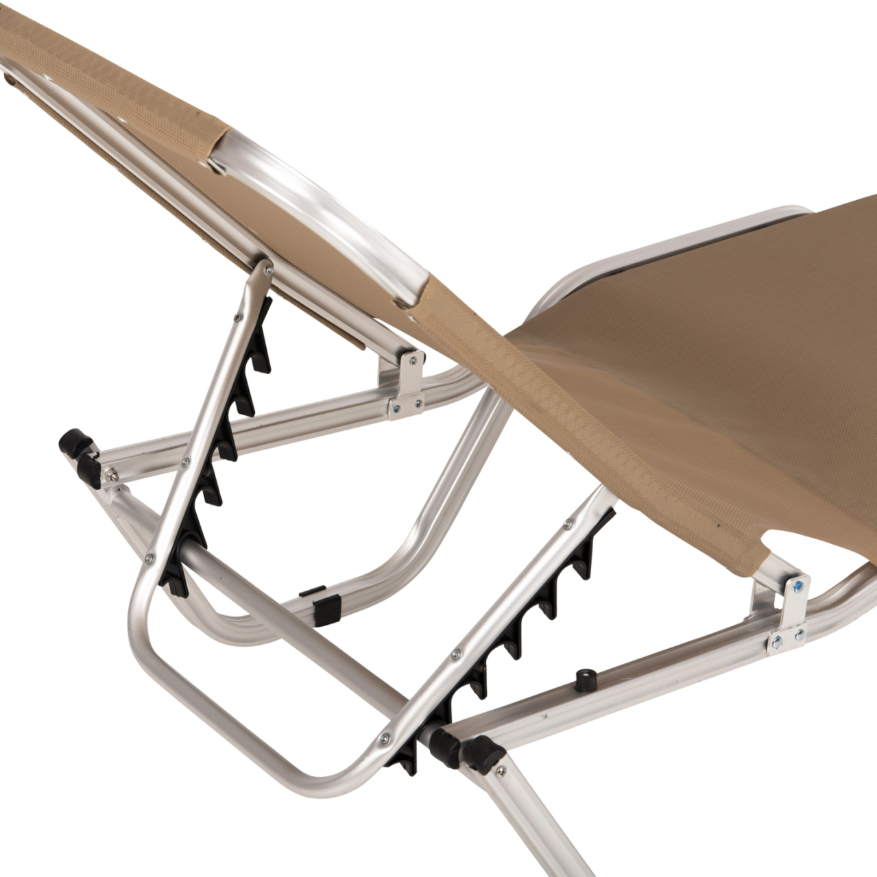 Professional aluminum sunbed HM5071.80 Mocha 60x190x30-91 cm [7]