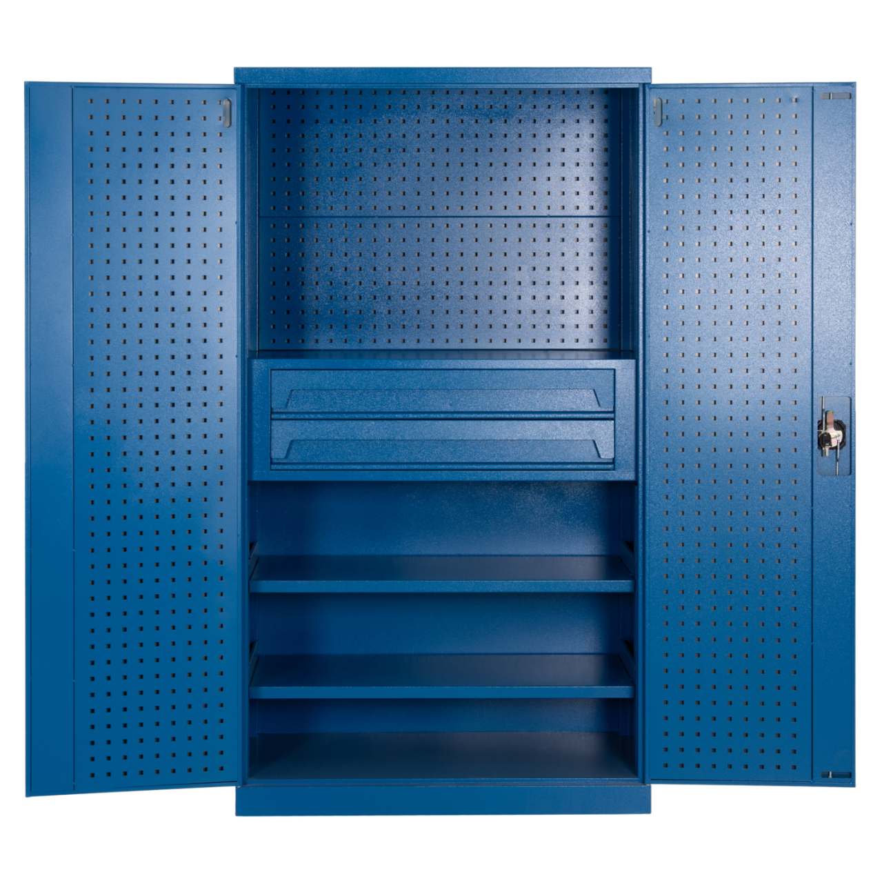 PROFESSIONAL HEAVY DUTY STORAGE CABINET BRUTE HM6639 METAL IN BLUE 100x50x180Hcm. [4]