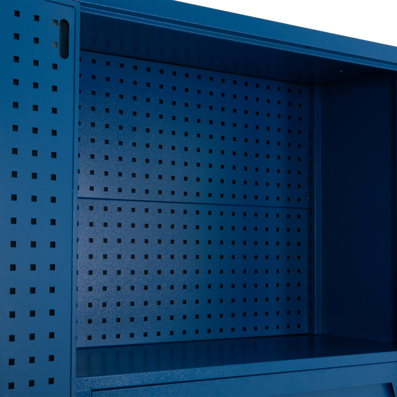 PROFESSIONAL HEAVY DUTY STORAGE CABINET BRUTE HM6639 METAL IN BLUE 100x50x180Hcm. [5]