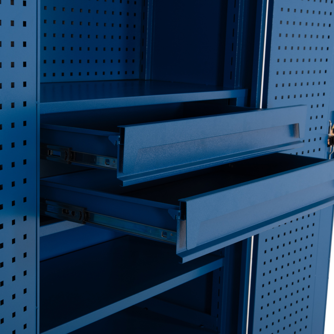 PROFESSIONAL HEAVY DUTY STORAGE CABINET BRUTE HM6639 METAL IN BLUE 100x50x180Hcm. [6]