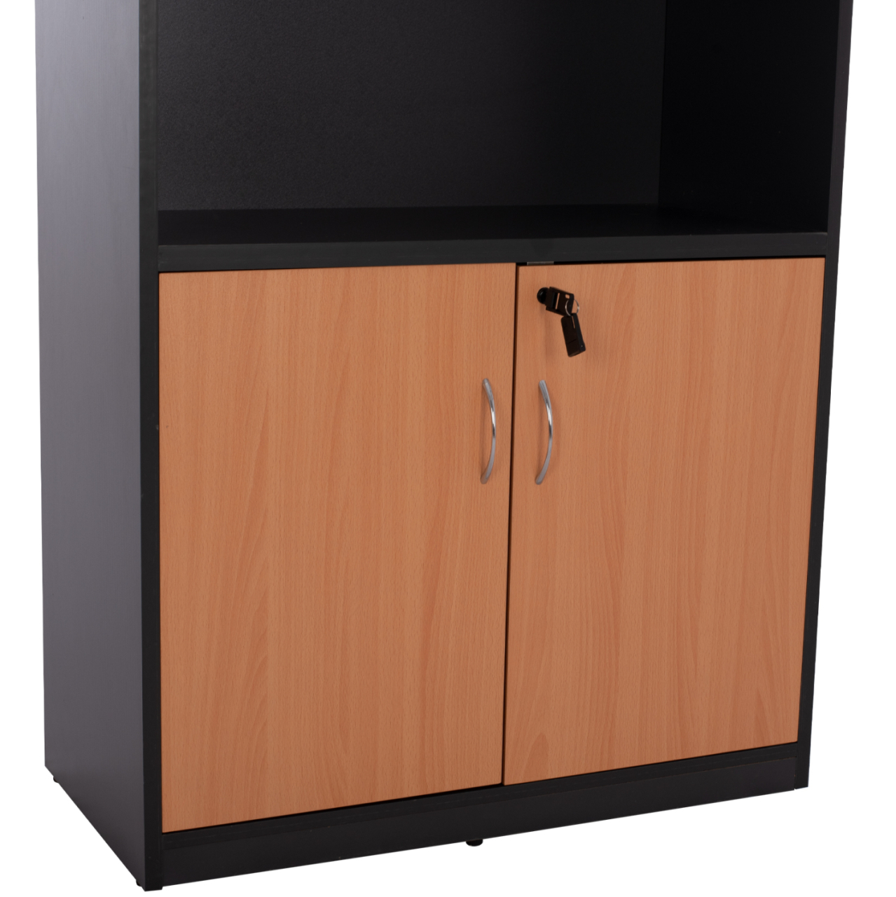 Professional office bookcase HM2014.01 oak color with 2 doors 80Χ39Χ179 [6]