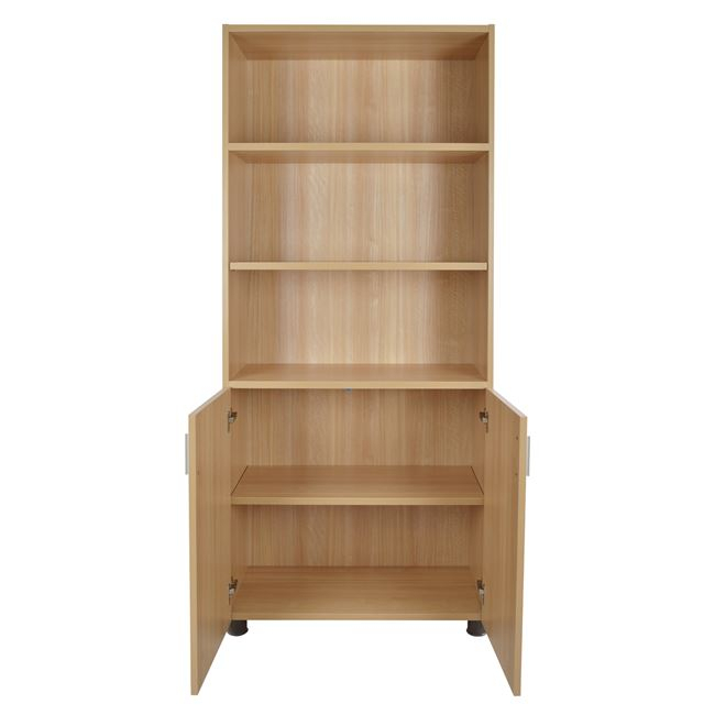 Professional office bookcase in oak color HM2055.11 80x40x190 cm. [4]