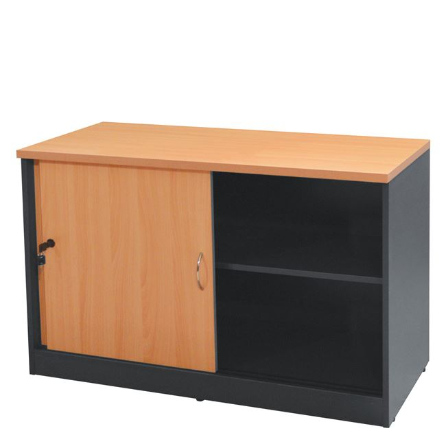 Professional office cabinet HM2012.01 in oak color 100X45X69cm [3]
