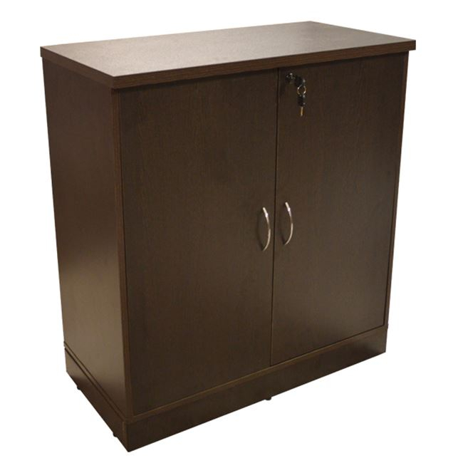 Professional office cabinet HM2013.02 wenge color 80Χ41Χ80cm [2]