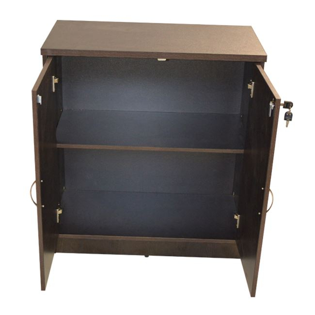 Professional office cabinet HM2013.02 wenge color 80Χ41Χ80cm [3]