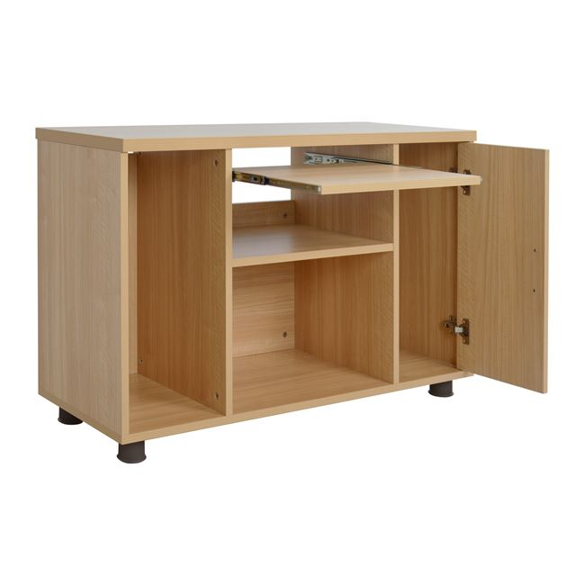 Professional office cabinet in oak color HM2051.11 80x40x118 cm. [4]