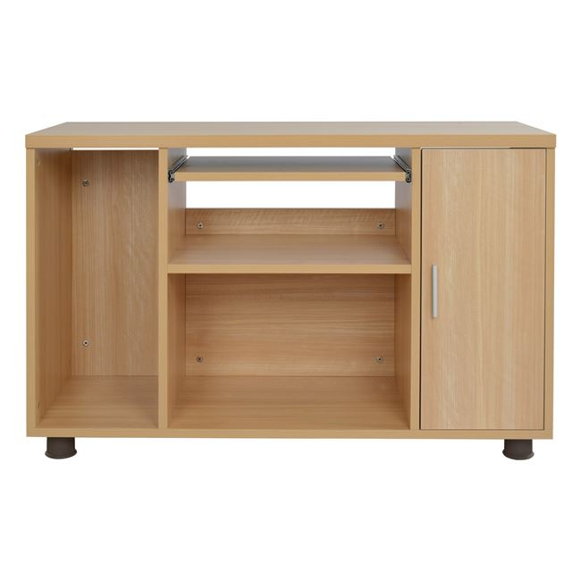 Professional office cabinet in oak color HM2051.11 80x40x118 cm. [3]