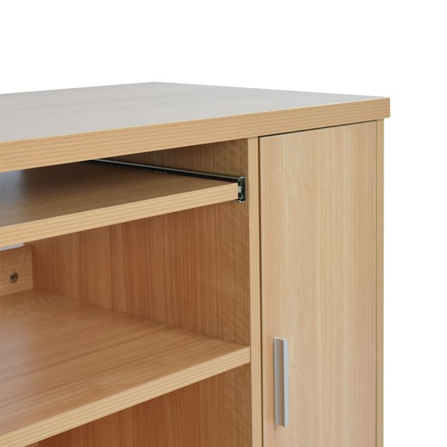 Professional office cabinet in oak color HM2051.11 80x40x118 cm. [5]