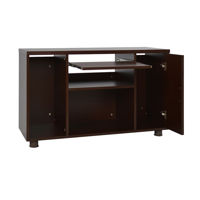 Professional office cabinet in wenge color HM2051.12 80x40x118 cm. [4]