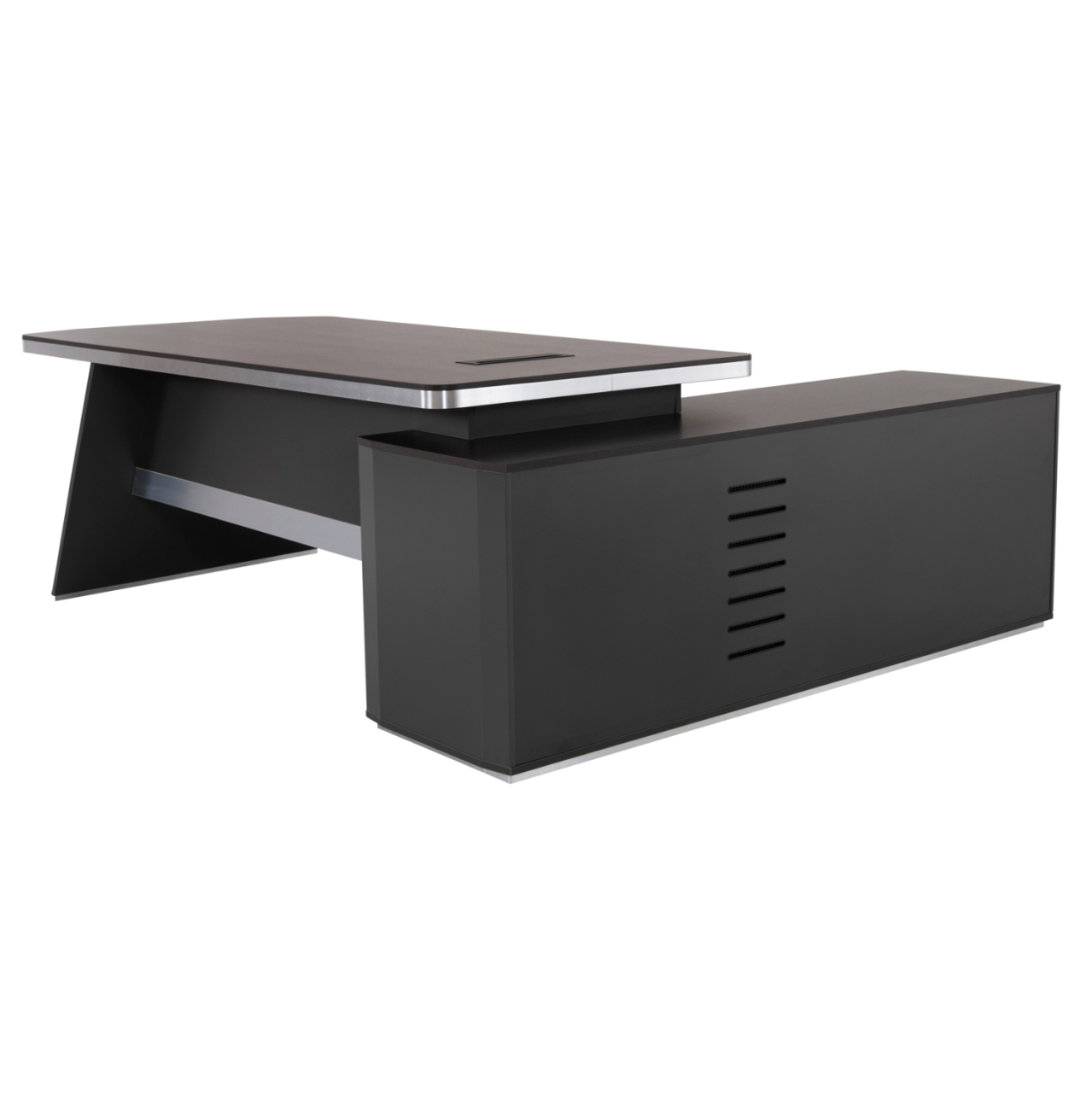 PROFESSIONAL OFFICE DESK LEFT CORNER ROSEWOOD HM2083L 220x180x76Hcm [4]