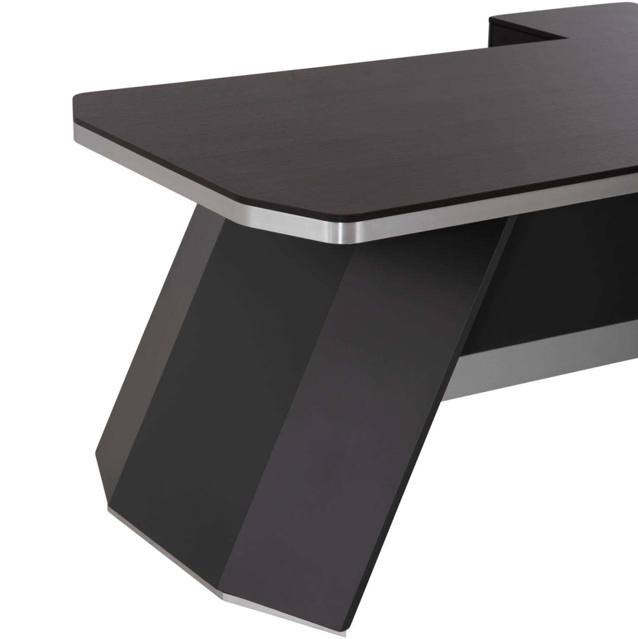 PROFESSIONAL OFFICE DESK LEFT CORNER ROSEWOOD HM2083L 220x180x76Hcm [6]