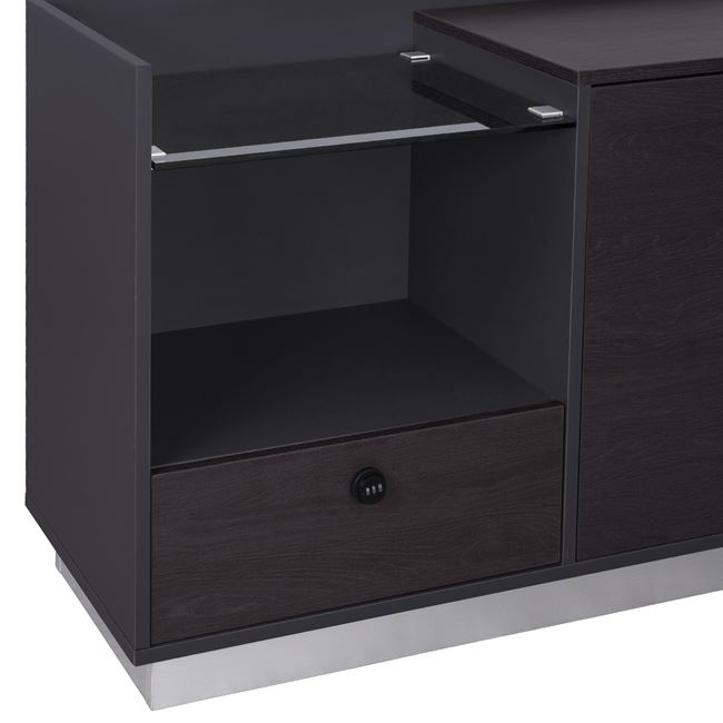 Professional Office Left Corner Rosewood HM2086L 180x170x76cm [7]