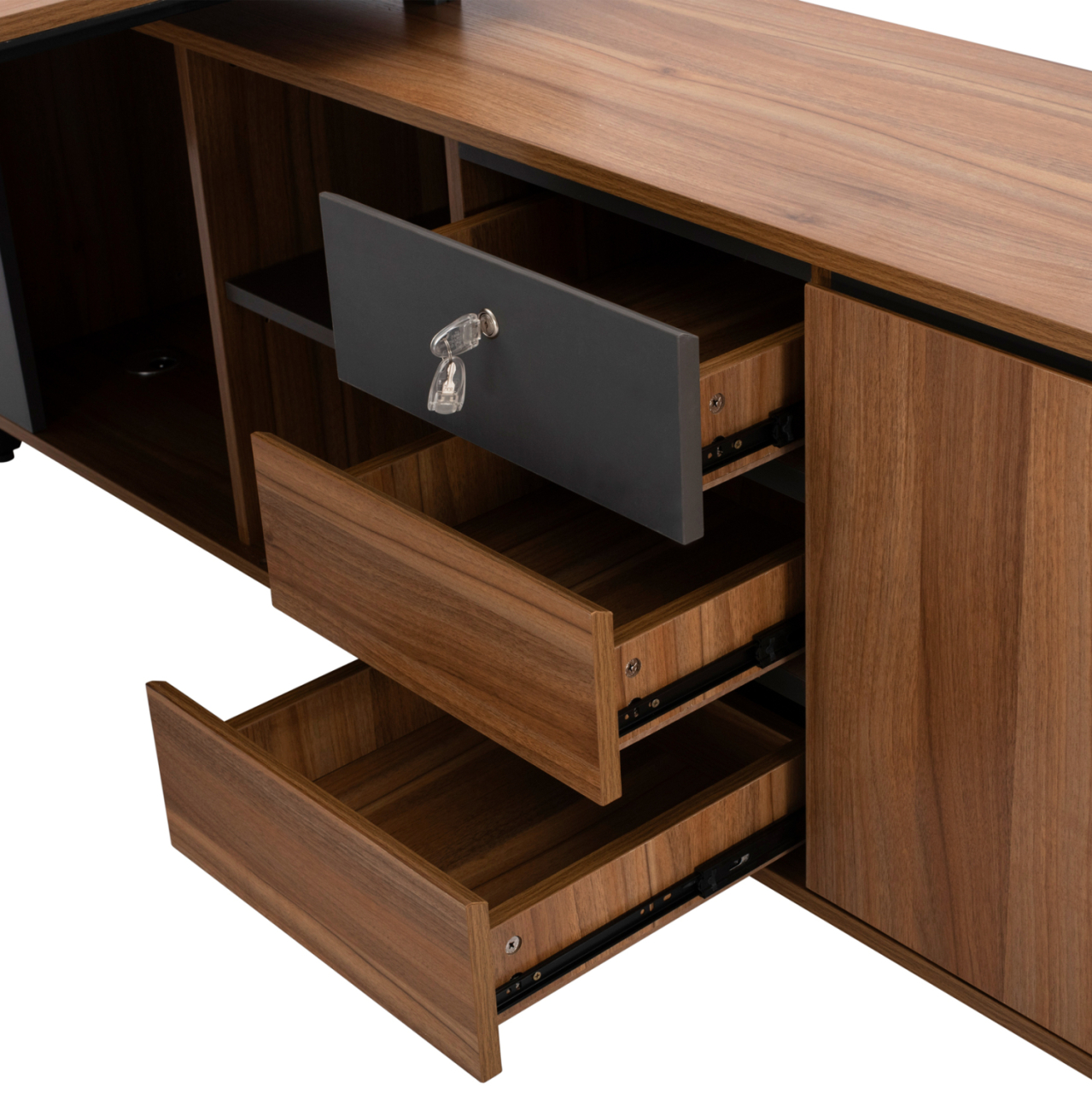Professional Office Library Reversible Corner Supreme 200x180x76 HM2384 [6]