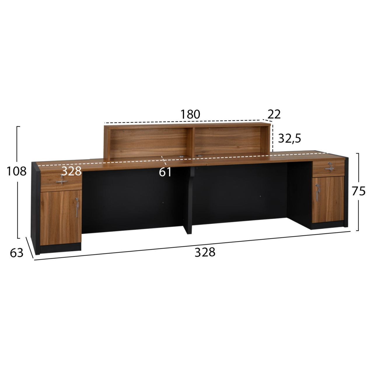 Professional Office reception Supreme 328x63x108 HM2359 [2]