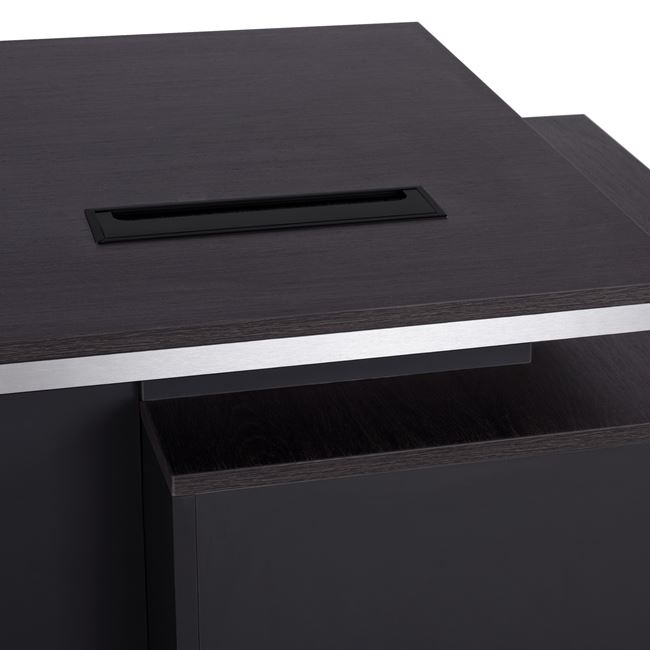 Professional office with left cabinet Rosewoof HM2087L 160x80x76cm [5]