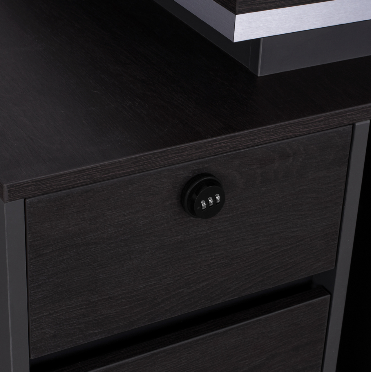 Professional Office with left closet Rosewood HM2113L 180x80x76cm [6]