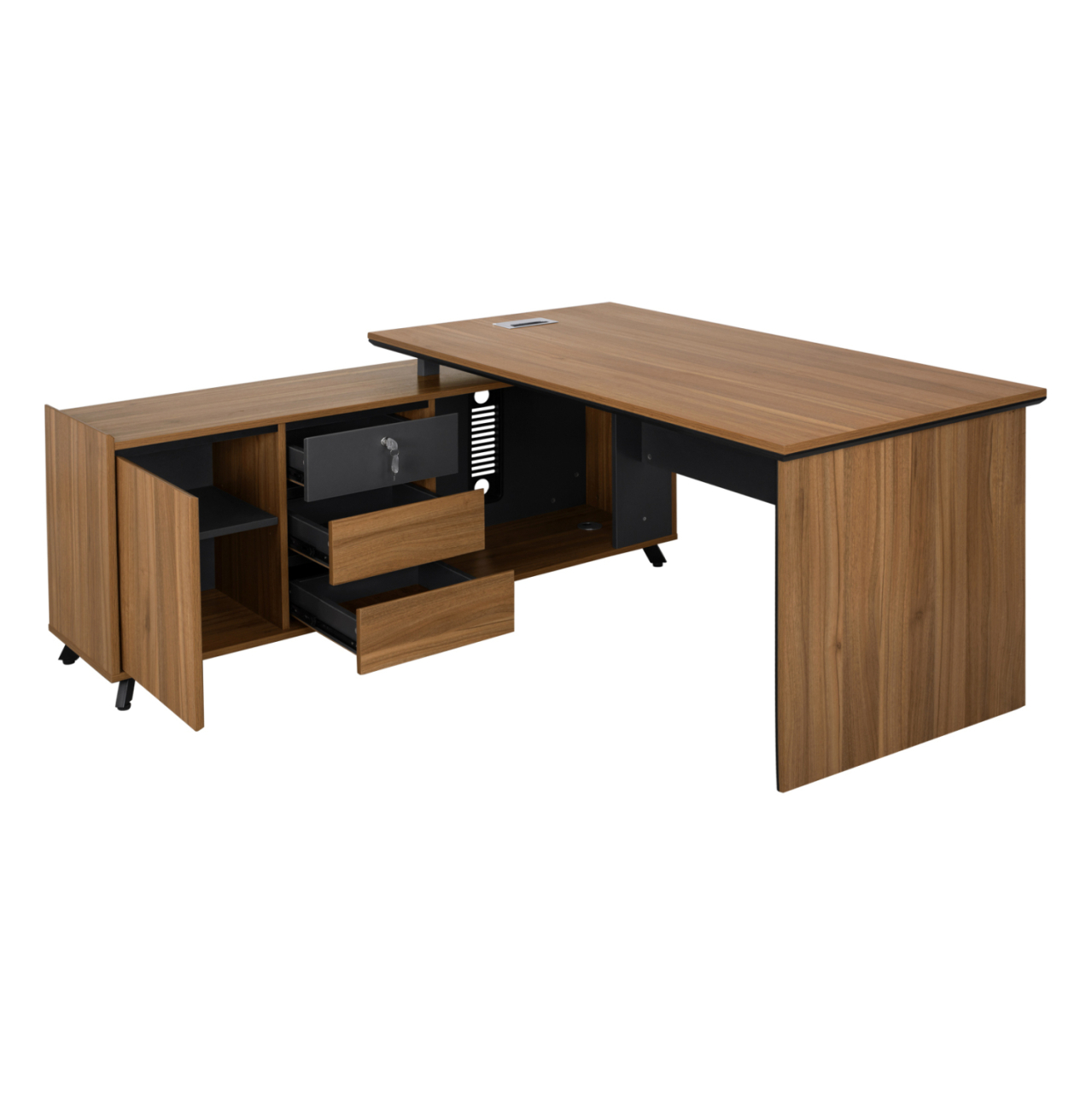 Professional Office with reversible angle Supreme 160x160x75cm HM2348 [3]