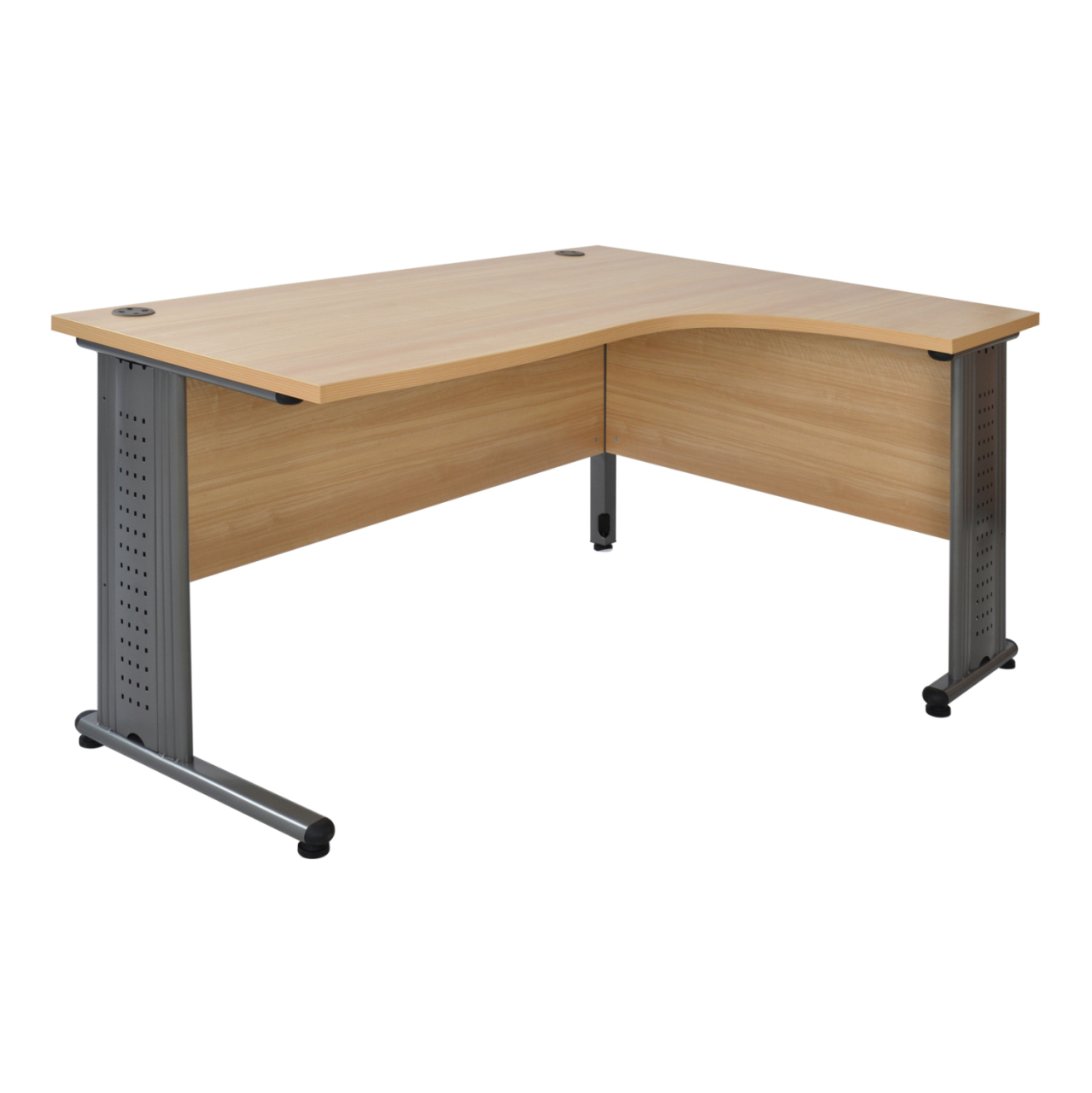 Professional right corner office HM2043.01R in oak color 160x120x75 [4]