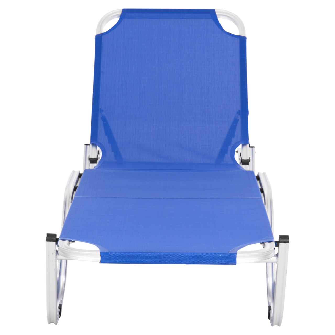 Professional Sunbed Aluminum HM5071.01 Blue 60x195x30 cm [4]