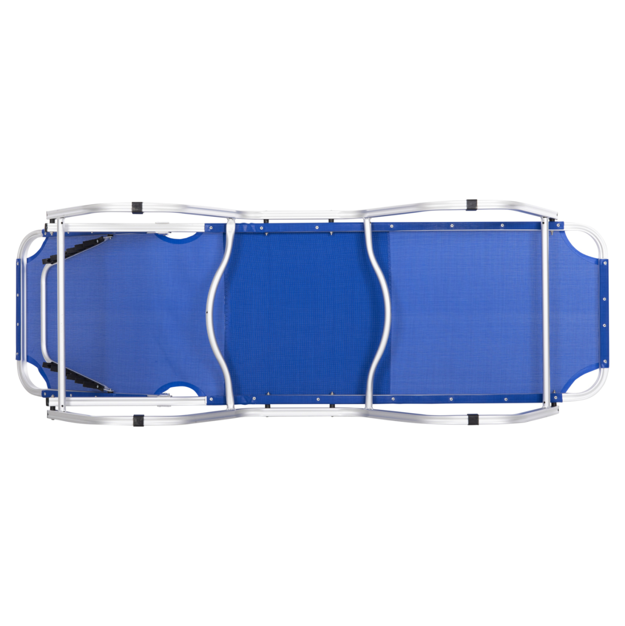 Professional Sunbed Aluminum HM5071.01 Blue 60x195x30 cm [5]