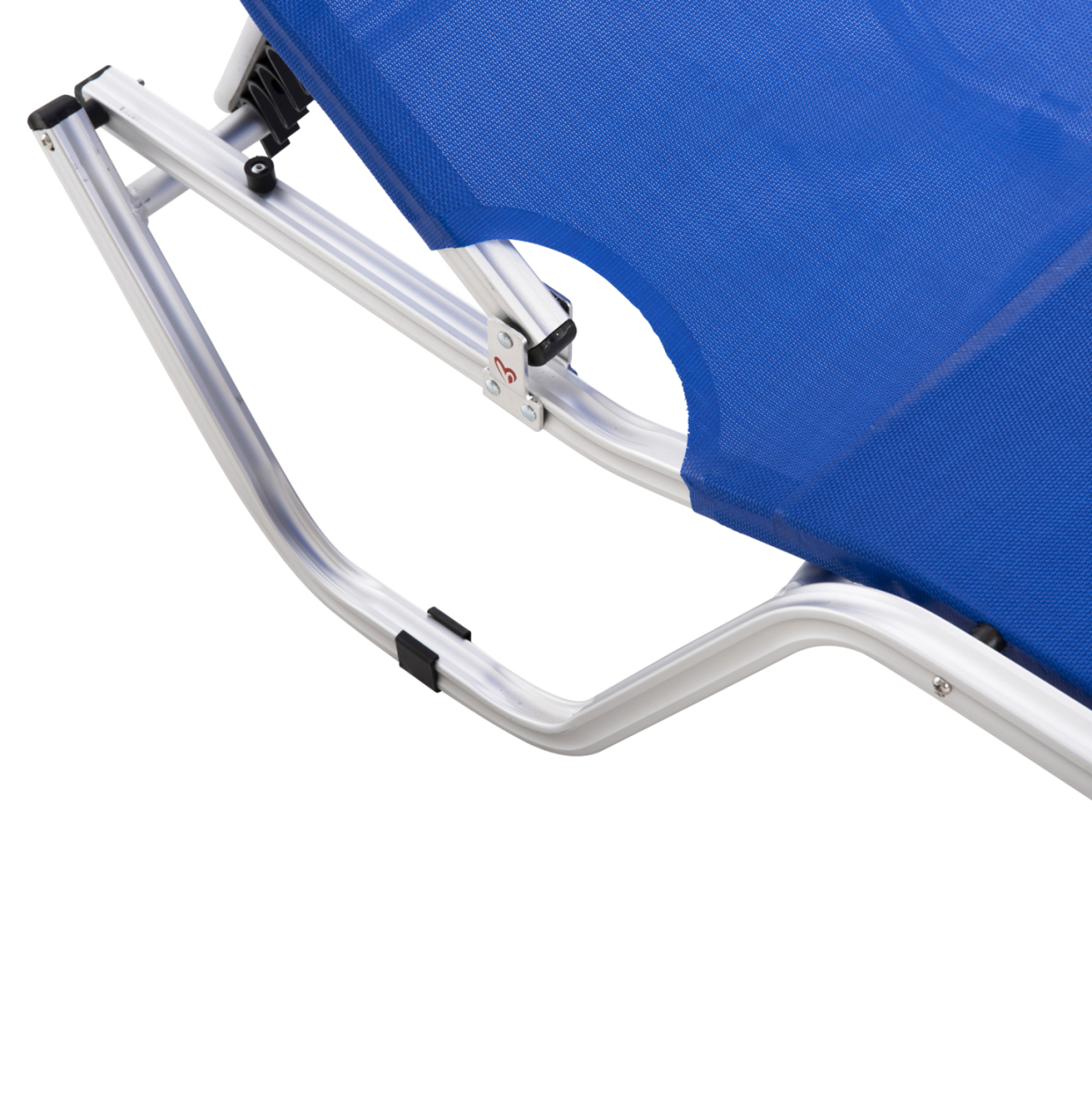 Professional Sunbed Aluminum HM5071.01 Blue 60x195x30 cm [9]